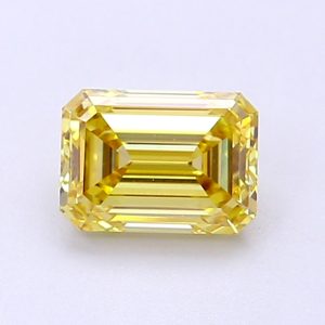 Emerald 1 ct Fancy Intense Yellow VS1