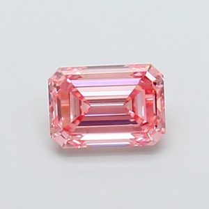 Emerald 0,99 ct Fancy Vivid Pink VS1