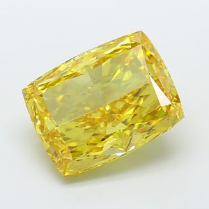 Cushion Modified 11,05 ct Fancy Vivid Yellow VS1