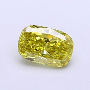 Cushion Modified 1,05 ct Fancy Vivid Yellow VVS2