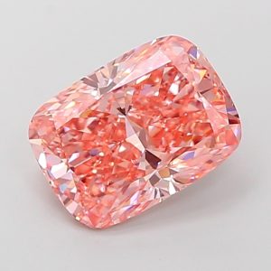 Cushion 3,02 ct Fancy Vivid Pink VS1