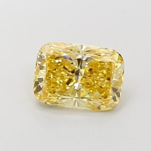 Cushion 1,71 ct Fancy Intense Yellow VS1