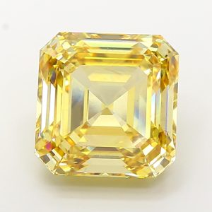 Asscher 15,16 ct Fancy Yellow VS2