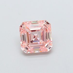 Asscher 1,33 ct Fancy Pink VVS2
