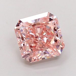 Square Radiant 2,06 ct Fancy Intense Pink VS1