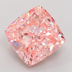Square Cushion Modified 8,09 ct Fancy Vivid Pink VVS2