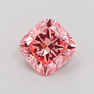 Square Cushion Modified 1,6 ct Fancy Vivid Pink VS1