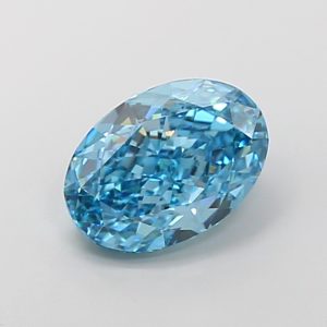 Oval Modified 3.6 ct Fancy Vivid Blue VVS2