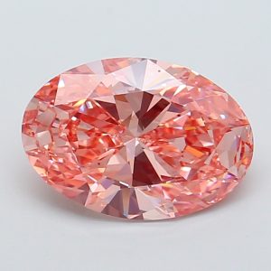 Oval 2.71 ct Fancy Vivid Pink VS1