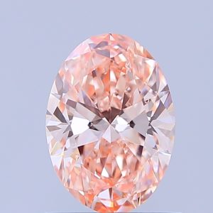 Oval 0.99 ct Fancy Intense Pink VS2