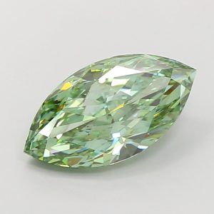 Marquise Modified 4.55 ct Fancy Vivid Green VS1