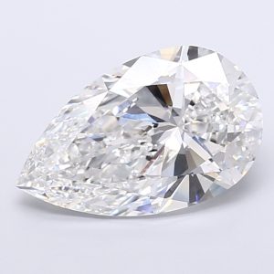Pear 10.07 ct E VVS2