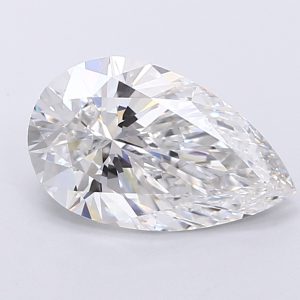 Pear 3,03 ct F VS1