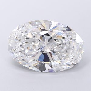 Oval 5.52 ct E VVS2