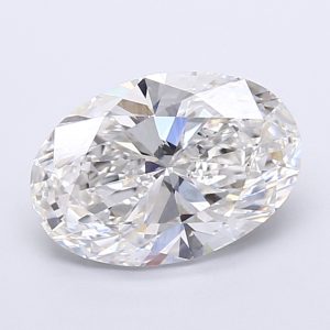 Oval 3,52 ct F VVS2