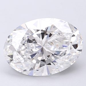 Oval 3,03 ct E VVS2