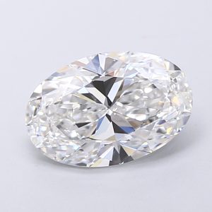 Oval 3,02 ct E IF