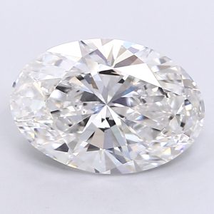 Oval 3,01 ct F VVS2