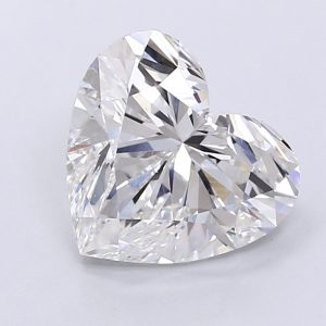 Heart 4.43 ct E VVS2