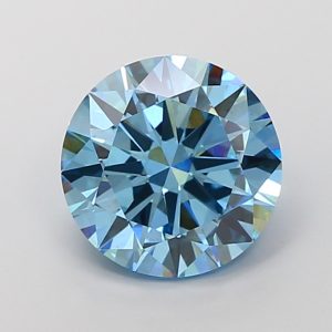 Round 5 ct Fancy Vivid Blue VS1