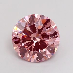 Round 3.01 ct Fancy Vivid Pink VVS1