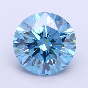 Round 2,75 ct Fancy Vivid Blue VS2