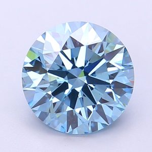 Round 2,52 ct Fancy Vivid Blue VS2