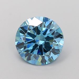 Round 2.04 ct Fancy Vivid Blue VS2