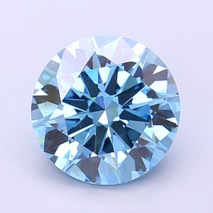Round 2.04 ct Fancy Vivid Blue VS1