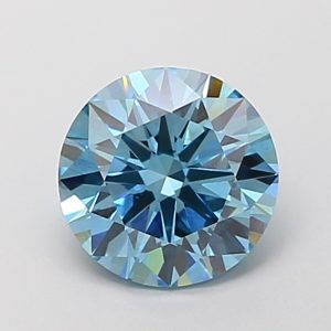 Round 1,81 ct Fancy Vivid Blue VS1