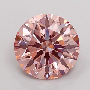 Round 1.79 ct Fancy Intense Pink VS2