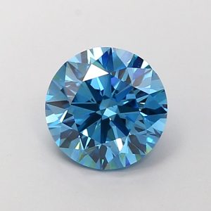 Round 1,77 ct Fancy Vivid Blue VS2