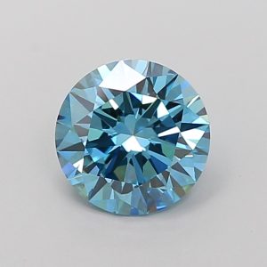 Round 1,74 ct Fancy Vivid Blue VS1
