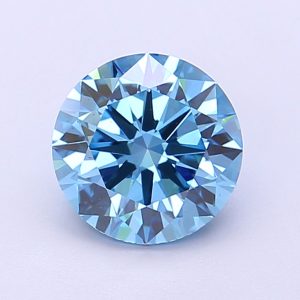 Round 1,58 ct Fancy Vivid Blue VS1