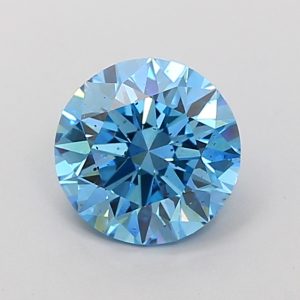 Round 1,51 ct Fancy Vivid Blue SI1