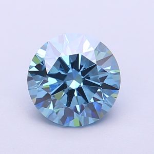 Round 1,35 ct Fancy Vivid Blue VS1