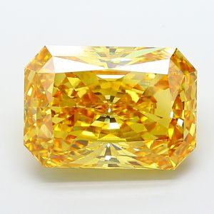 Radiant 15.04 ct Fancy Vivid Yellow VS1