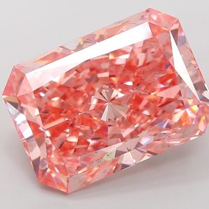 Radiant 9,83 ct Fancy Vivid Pink SI1