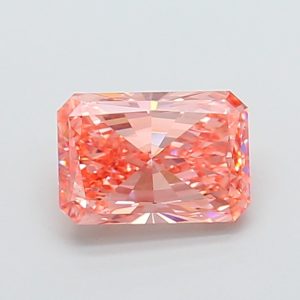 Radiant 1.89 ct Fancy Vivid Pink VS1