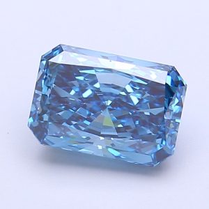 Radiant 1.8 ct Fancy Vivid Blue VVS2