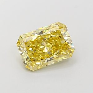 Radiant 1,64 ct Fancy Intense Yellow VS1