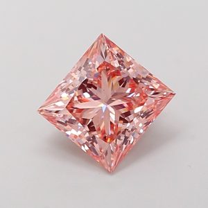 Princess 2,01 ct Fancy Intense Pink VS2