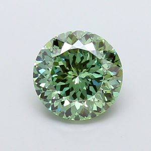 Portuguese 2,09 ct Fancy Vivid Green VVS2