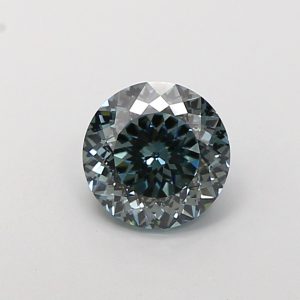 Portuguese 1,06 ct Fancy Intense Bluish Green VS1