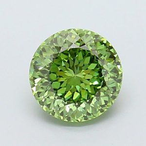 Portuguese 1.01 ct Fancy Vivid Green VVS2