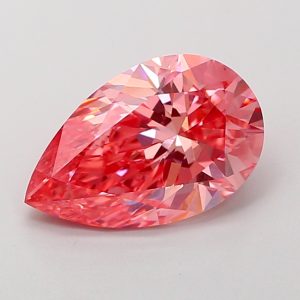 Pear 2,51 ct Fancy Vivid Pink VS1