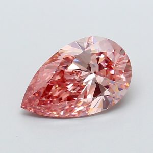 Pear 2.08 ct Fancy Vivid Pink VVS2