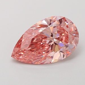 Pear 1.82 ct Fancy Vivid Pink VS2