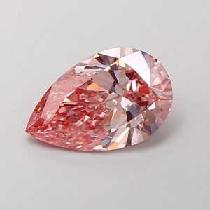 Pear 1,57 ct Fancy Vivid Pink VS1