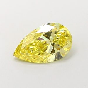 Pear 1,54 ct Fancy Intense Yellow VS2